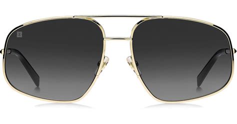 givenchy 60mm gradient aviator sunglasses